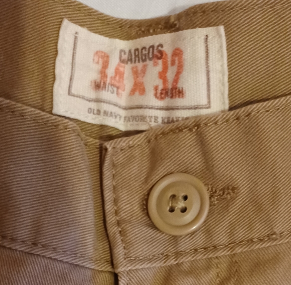 Old Navy Men's Cargo Pants Size 34x32 - Picture 7 of 10